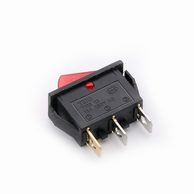 KCD3 rocker switch 3pin ON/OFF electric cooker electric heating switch button wok multi-power/function electric rice cooker