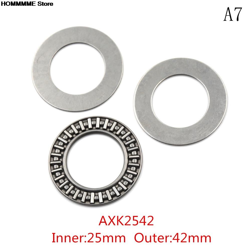 3pcs Plane thrust needle roller bearing AXK0821 + 2AS AXK2035 + 2AS AXK1024 + 2AS AXK1226 + 2AS AXK1528 + 2AS AXK2035 + 2AS NEW