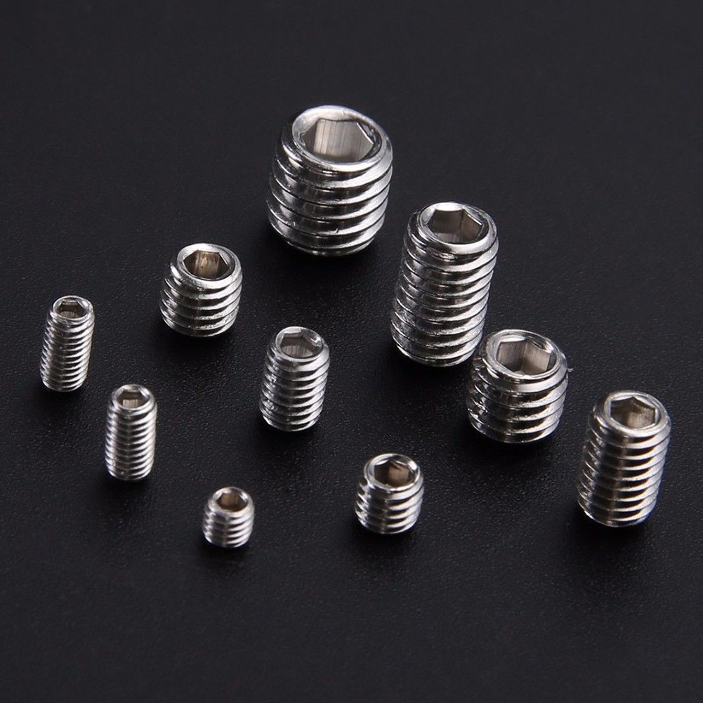 200pcs Assortment Home -M8 Repair Hexagon Manual Fasteners Stainless Steel Lightweight Screw Set