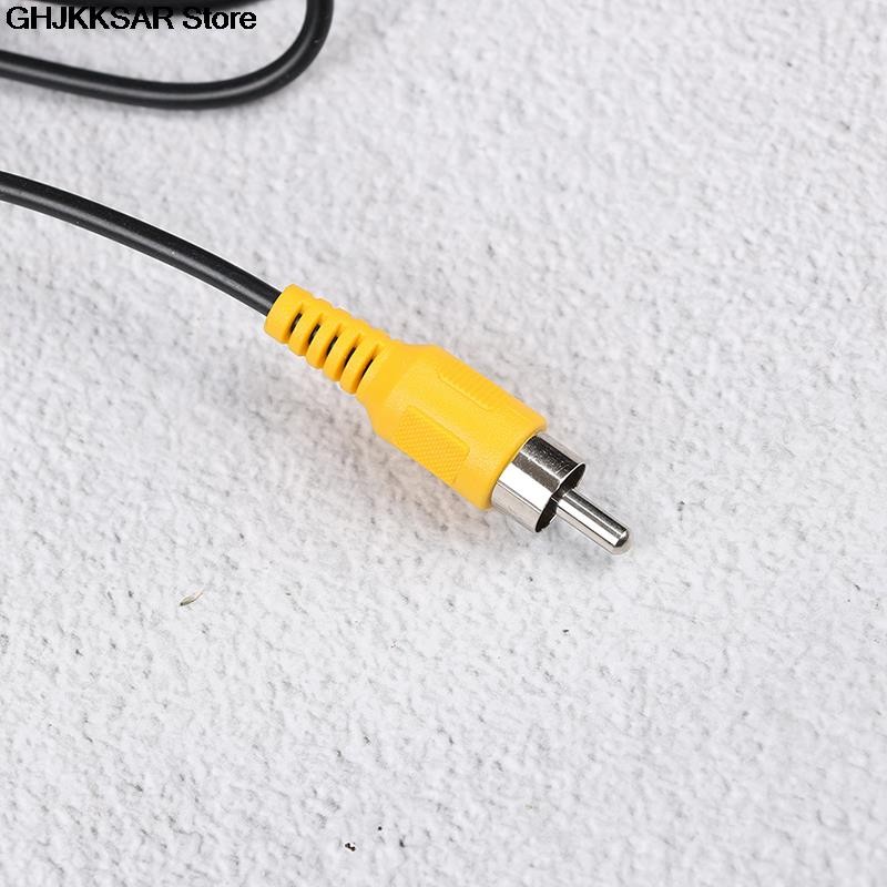 1pc 1.5m 3.5mm 1/8" Mono-Male Plug to Single RCA Male Audio Video Cable Adapter Cord New