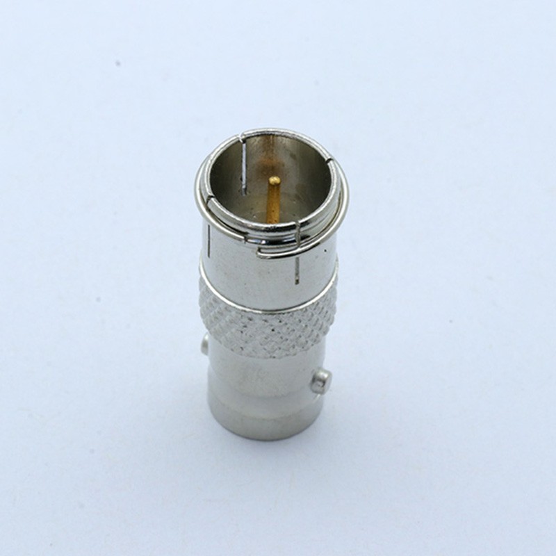 RF Coaxial Connector Adapter BNC Female Jack to F Fast Male Plug Coaxial Adapter Coupler Extender 12/50/100pcs