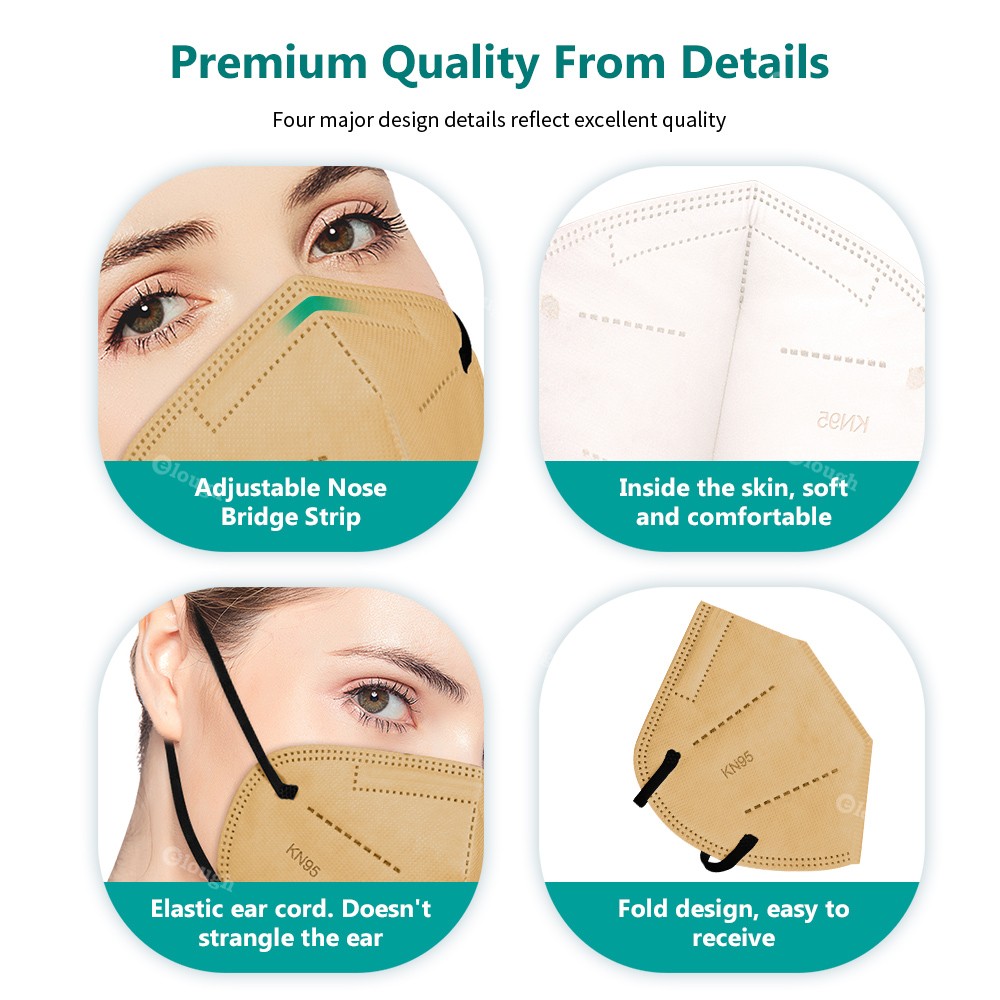 CE ffp2mascarillas KN95 FPP2 Respirator Face Masks 5 Layer Reusable FFP2 Breathing Mouth Cover fp2 Masque