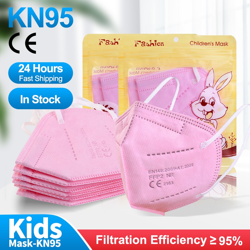 EU Approved FFP2 Kids Mask Mascarillas FPP2 Niños Mask 9-12 Years Kids 5 Layer Dust KN95 Mask Masque Enfant ffp2FFP2 Child Mask