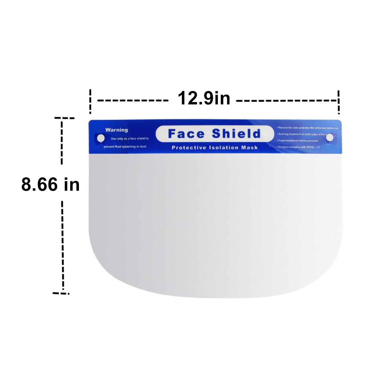 Transparent protective mask, full face protection, anti-saliva, splash-proof, eye protection, protective mask