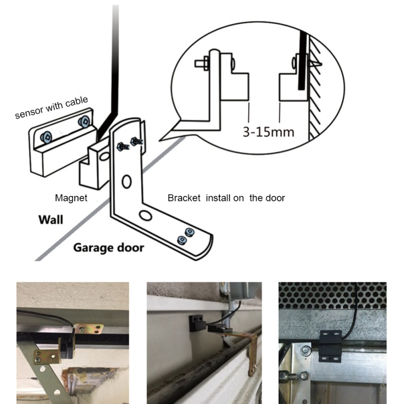 WiFi Smart Garage Door Smart Life Tuya APP Remote Control Open Close Monitor With Alexa Echo Google Home No Hub Required