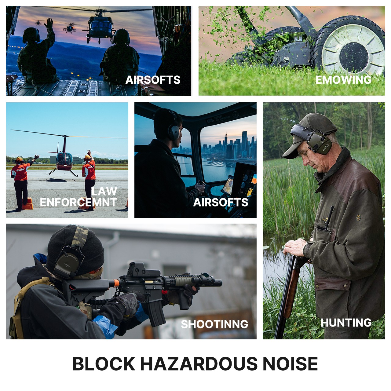 Howard Leight R-01526 Impact Electronic Sports Earbuds Shooting Protective Foldable Tactical Hunting Honeywell Quality