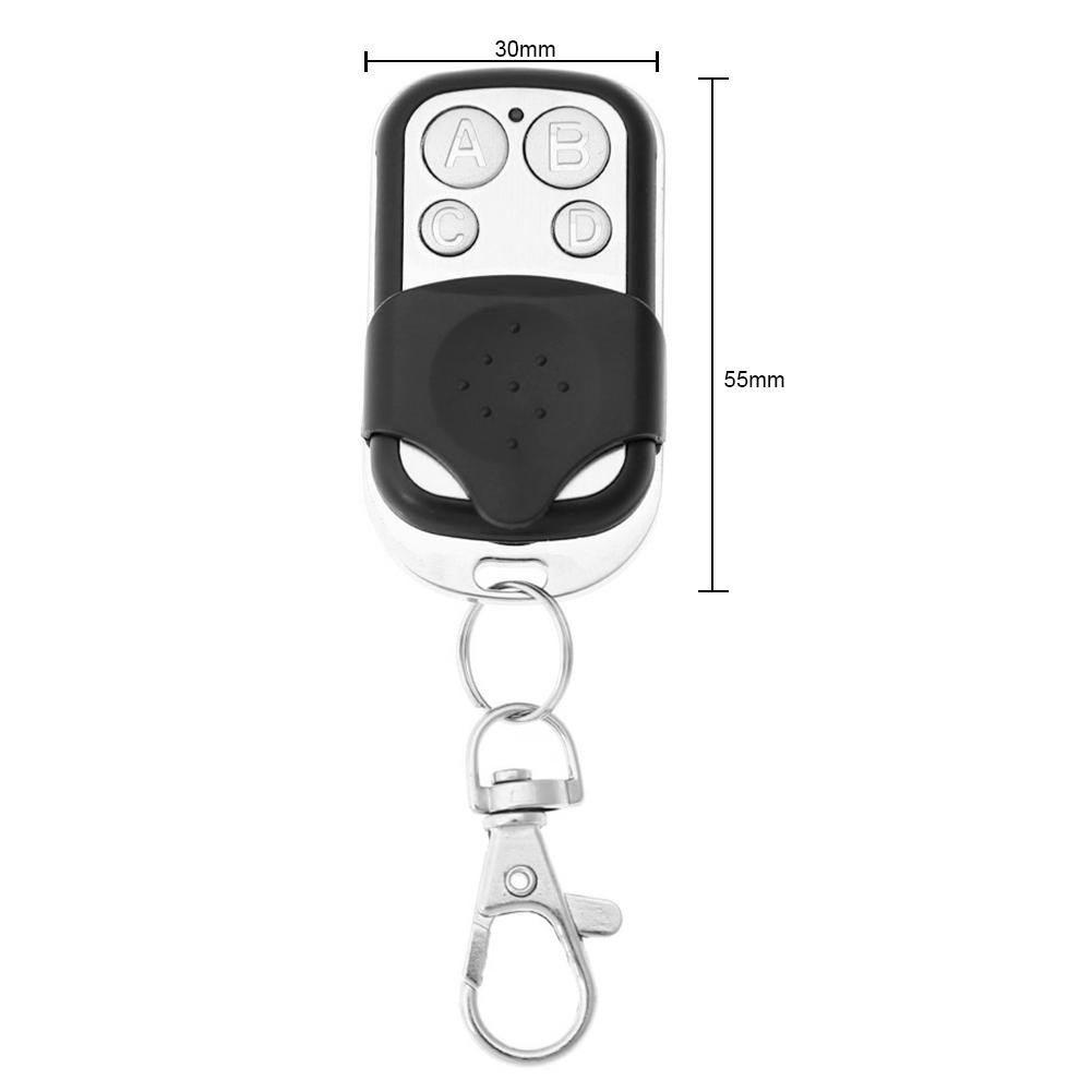 Universal 4 Channel Wireless RF Remote Control Duplicator Copy 315/433MHz Electric Gate Garage Door Key Switch Fob Controller