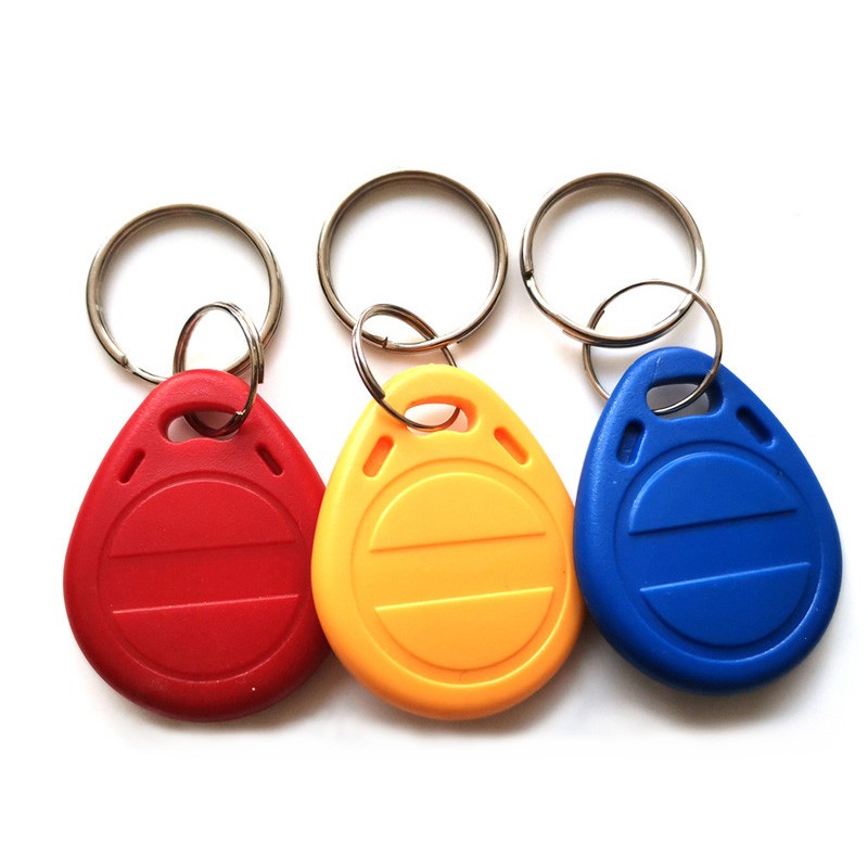 10/50pcs EM4305 T5577 125KHz Copy Writable Rewritable Epoxy Hang Keyfobs RFID Tag Key Ring Proximity Card Symbol Badge