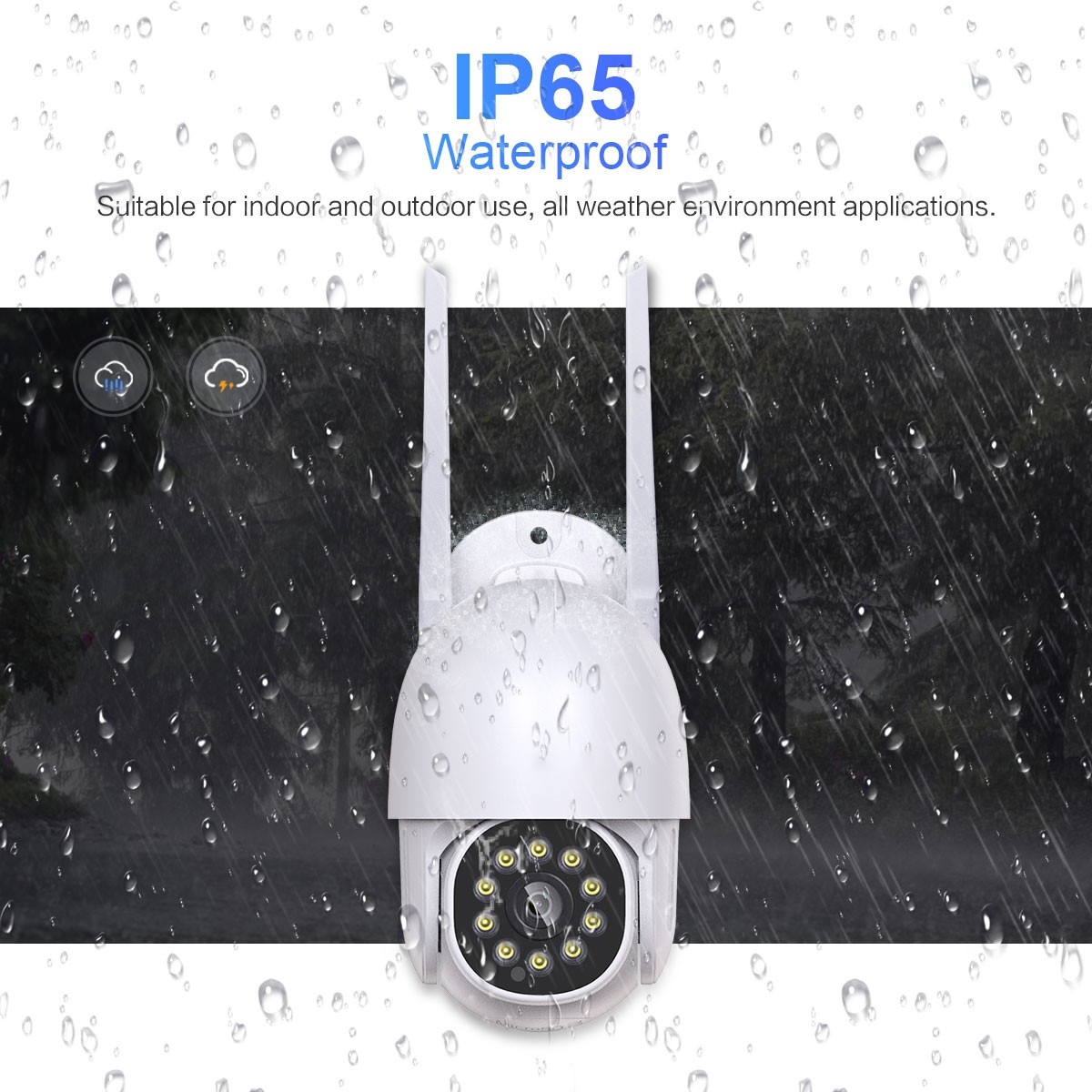 Security Protection Camera WiFi PTZ IP Camera Speed ​​Dome Outdoor Video Surveillance 1080P Auto Tracking IP66 Waterproof Camera