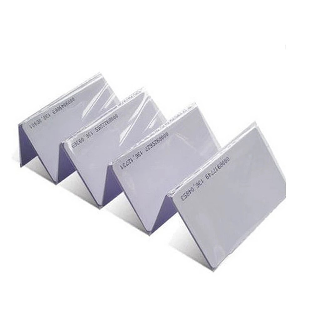 100pcs High Quality ID Read Only RFID 125KHz TK4100/EM4100 Smart White Thin Card In Access Control Free Shipping