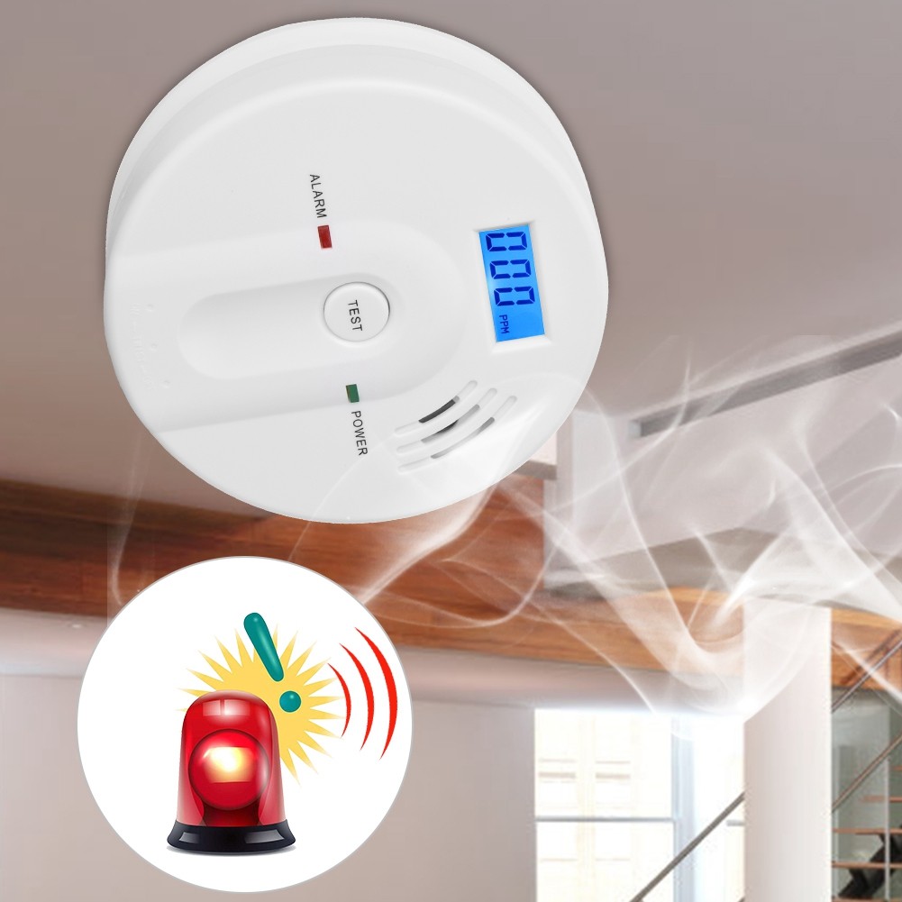 JKD-603 Digital LCD Display Carbon Monoxide Poisoning Gas Sensor Alarm Warning Detector