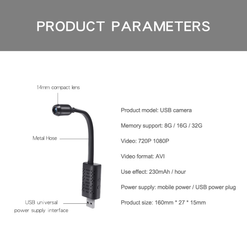 كامل HD الذكية واي فاي صغيرة كاميرا بـ USB في الوقت الحقيقي مراقبة IP كاميرا AI الإنسان كشف حلقة تسجيل كاميرا صغيرة دروبشيبينغ