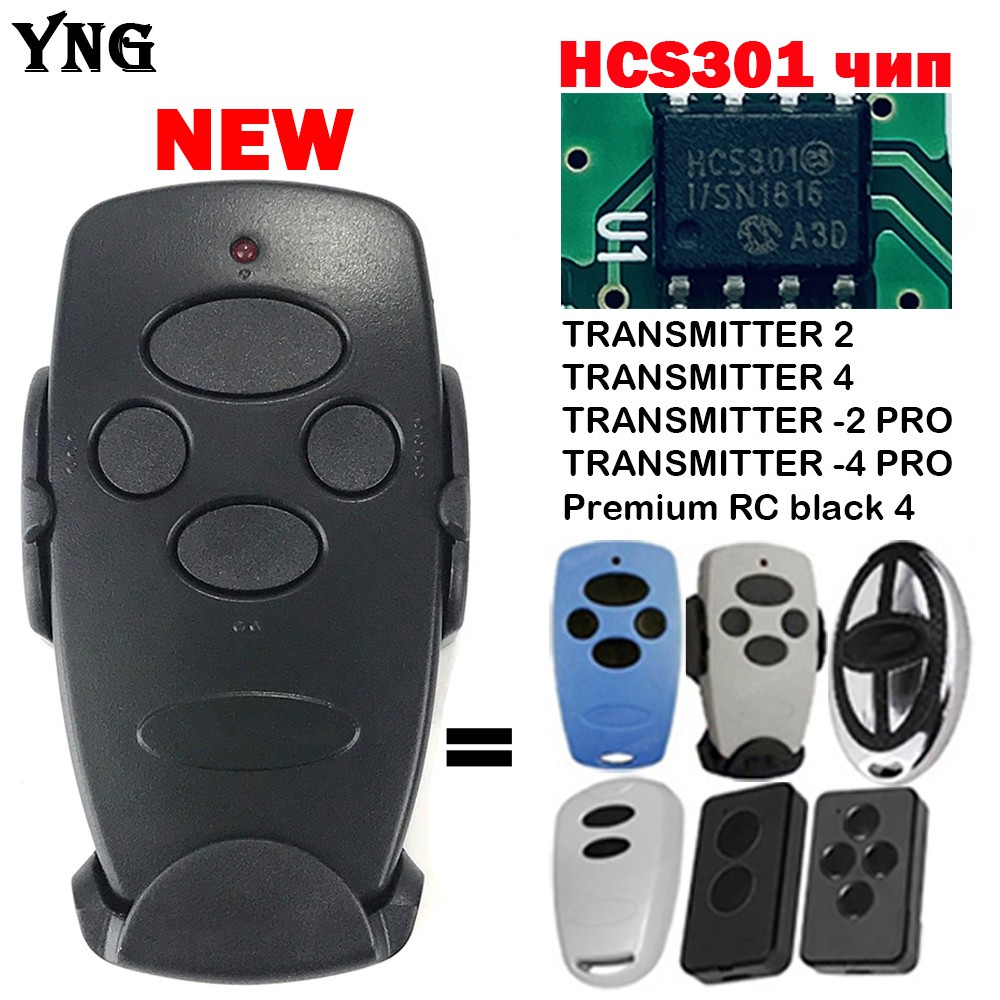 3pcs door han remote control door transmitter 4 433MHz dynamic code door keychain for barrier