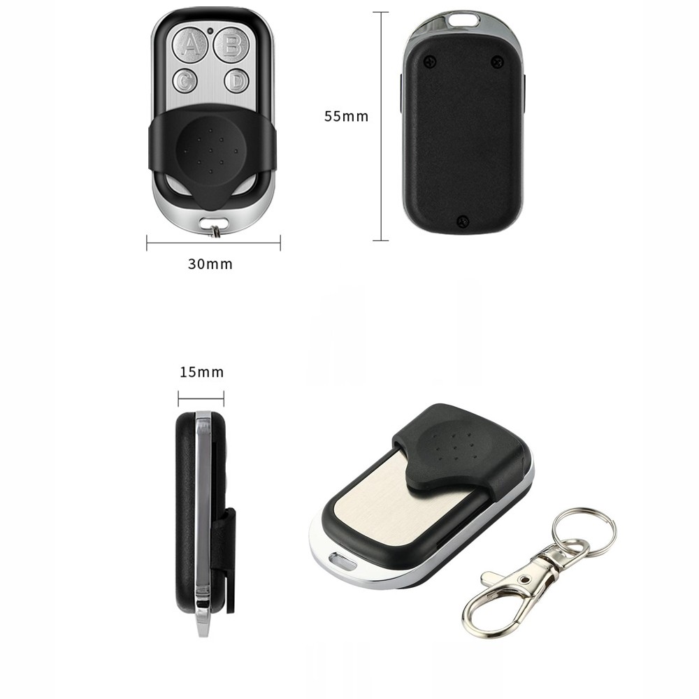 ANSONIC Remote Control SF 433-1MINI/M, SF 433-2MINI/M, SF 433-1, SF 433-2E, SF 433-4E 433mhz Garage Door Opener Switch