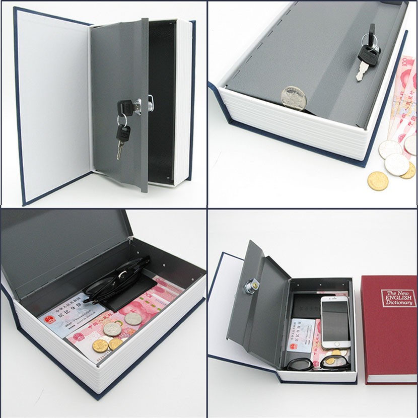 2022 Safe Box Piggy Bank Secret Book for Coin Money Stash Security Hidden Safes Cash Storage Money Jewelry Digital Password