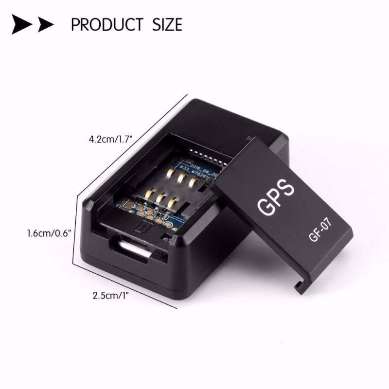 GF07 Magnetic Vehicle Tracker Small GPS Real Time Tracking Locator Device Magnetic Portable GPS Real Time Vehicle Locator