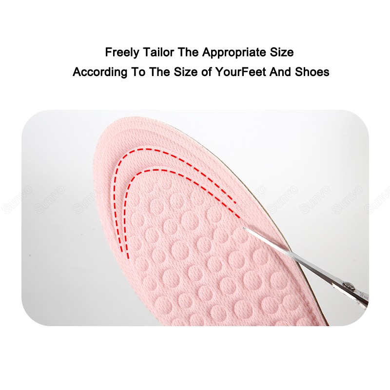 EVA Invisible Memory Foam Height Increase Insoles For Women Inner Shoe Sole Shoe Insert Lift Heel Comfort Increase Insoles