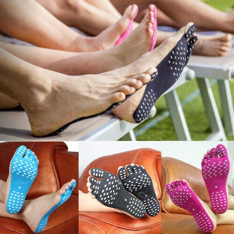 Invisible Insole Self-adhesive Anti-Slip Beach Shoe For Men Women Outdoor Shoe Insole Waterproof Barefoot