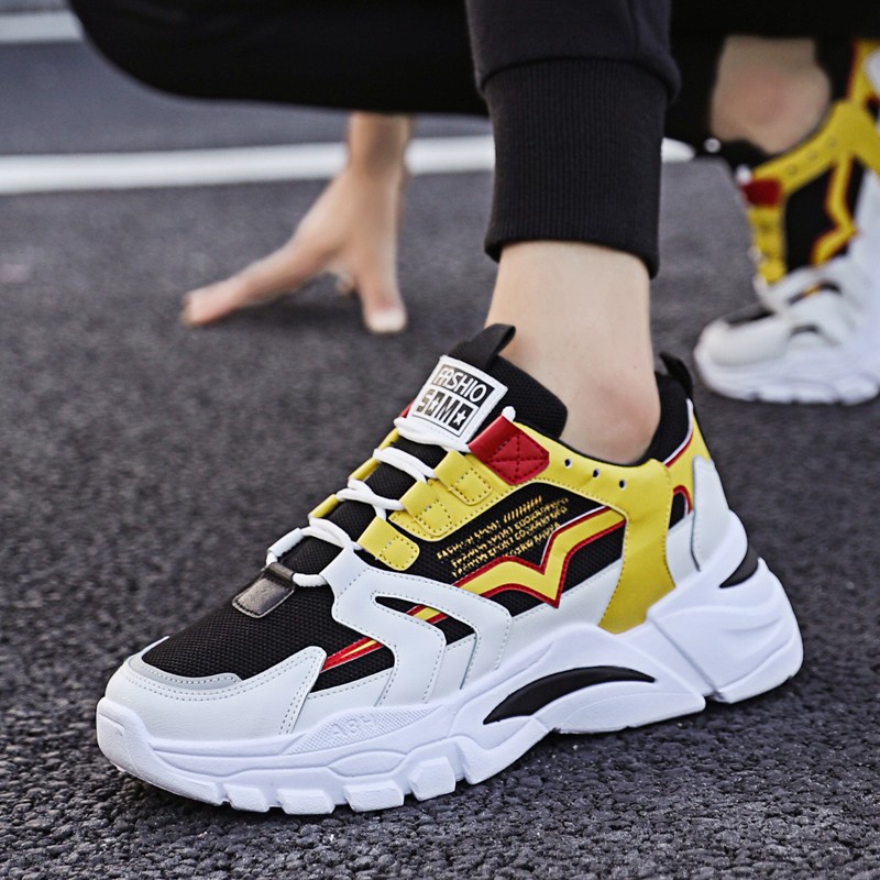 Men's Fashion Shoes 2022 Platform High Quality Sports Running Shoes Men Casual Shoes Walking Summer Breathable Colorful Dad Shoes