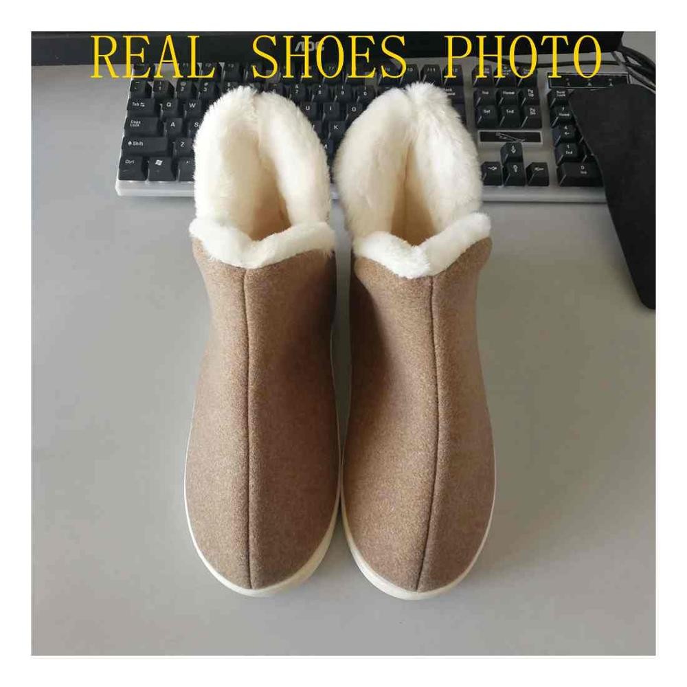 ASILETO Women Home Slippers Plush Indoor Shoes High Top Plus Size 45 Flat Shoes Woman Winter Shoes Indoor Slippers sapatos mujer