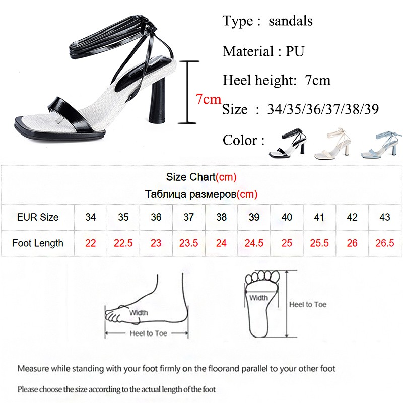 Lucyever Cross Lace Up Summer Sandals Women 2022 Fashion High Heels Gladiator Sandals Woman Black Pu Square Toe Sandalias Female