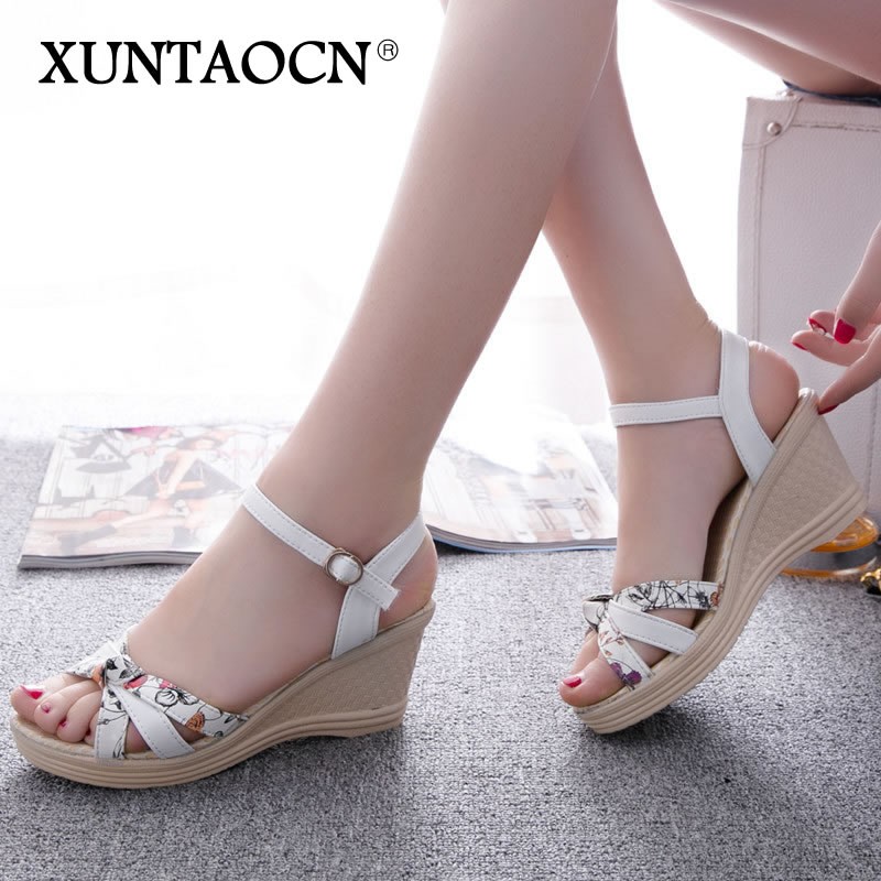 New shoes women sandals summer wedge sandals 2022 women shoes bohemian fashion classic buckle non-slip sandals women shoes