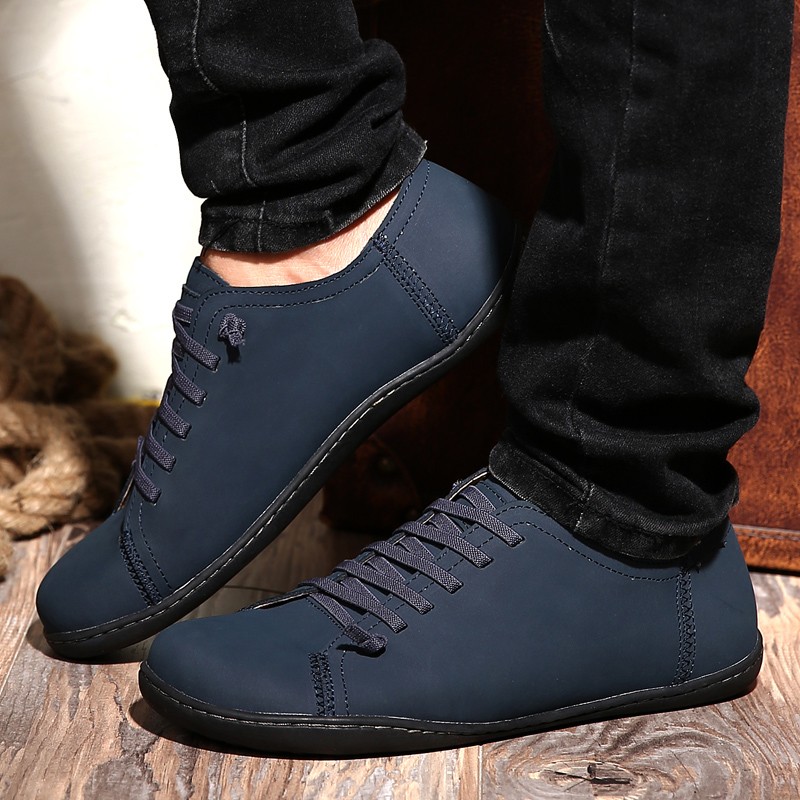 Men's leather lace-up shoes, luxury brand, classic, formal