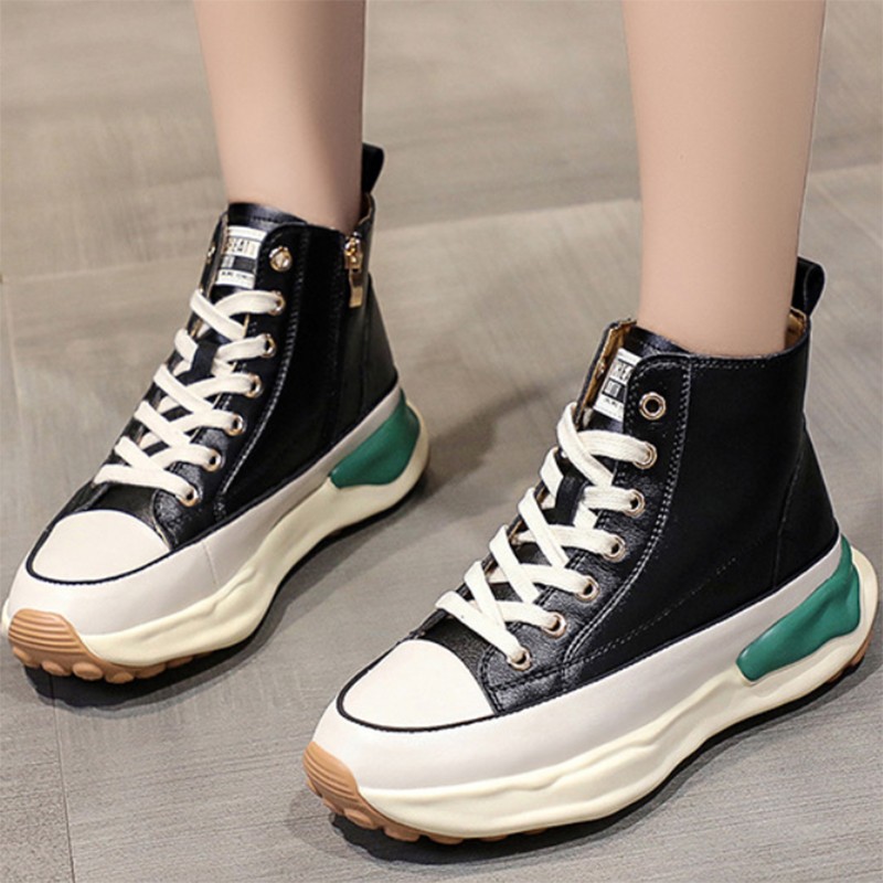 White shoes women's shoes 2021 Korean version of the autumn new thick-soled casual increase flat-soled women's shoes trend