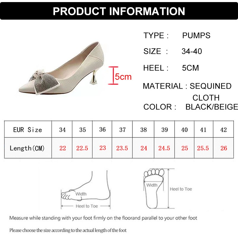 Lucifer 2022 Fashion Crystal Bowknot Pumps Women Pointed Toe High Heel Shoes Woman Stiletto Heel Party Shoes Zapatos De Mujer