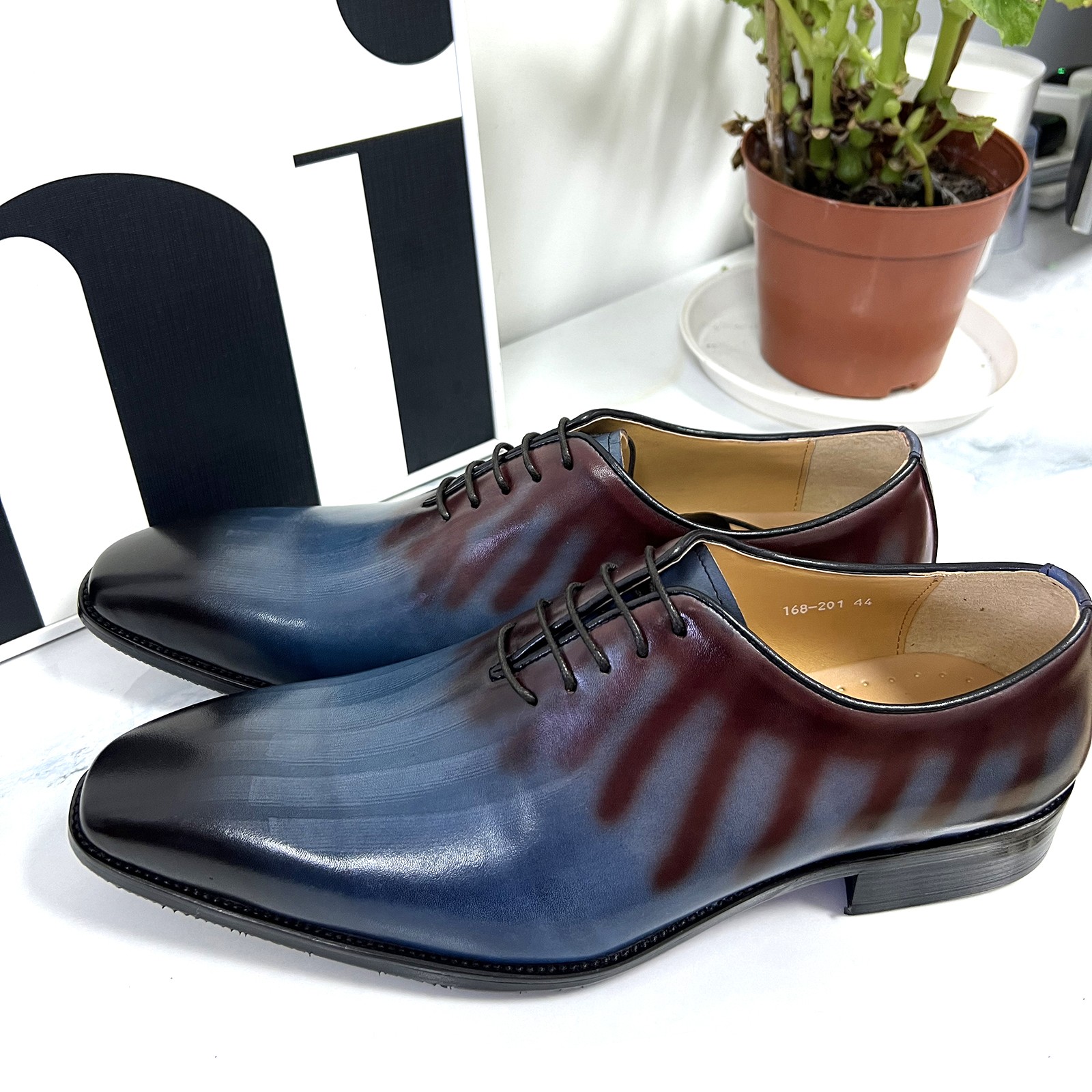 Plus Size 6-13 Oxfords Men Shoes Full Leather Fashion Casual Pointed Toe Formal Business Male Wedding Dress Shoes