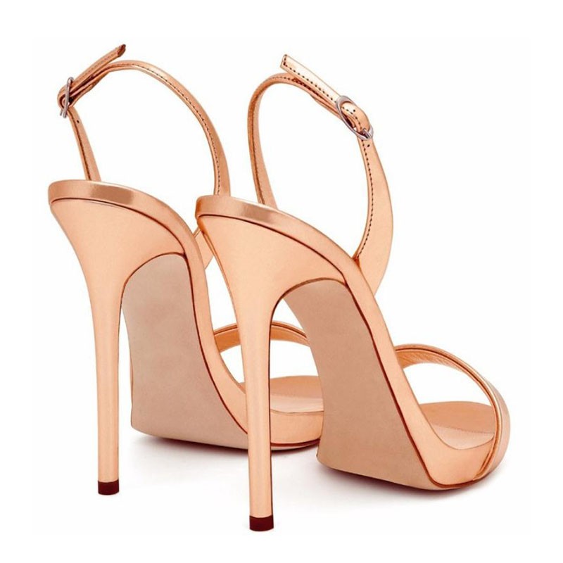 Cool Sept Plus Size 34-45 6 Color Women Sexy High Heel Sandals Open Toe Back Strap Thin Heel Sandals Summer Party Shoes Women