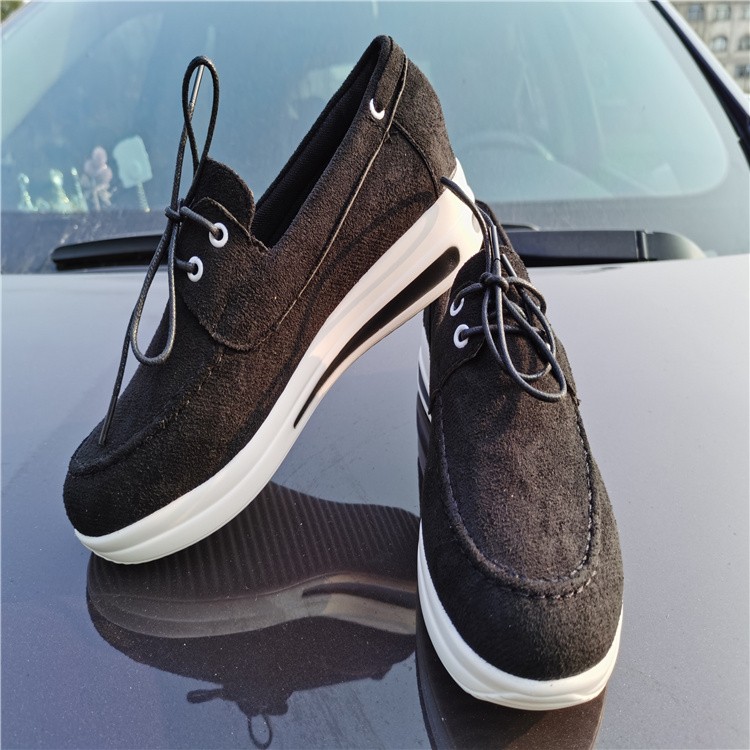 2022 new thick-soled women's sports shoes casual fashion comfortable slip-on flat shoes women's increased vulcanized shoes