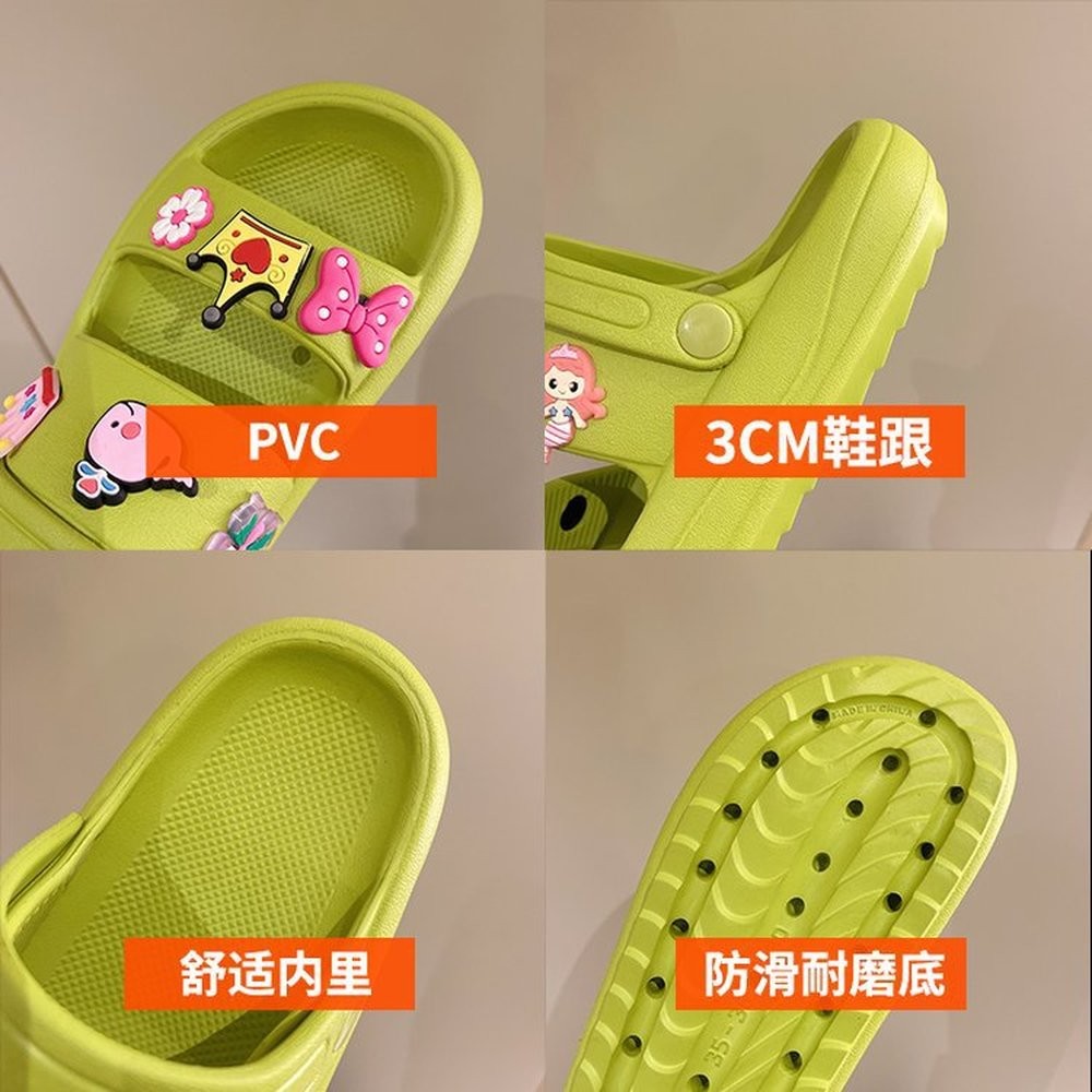 Summer Women Slippers Jelly Shoes EVA Soft Foam Home Slides Woman Cute Unicorn Bow Flip Flop Female Beach Sandals Outdoor