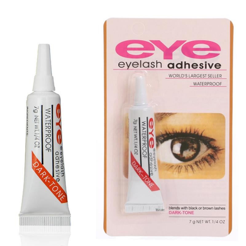 False Eyelashes Glue Clear White/Dark Black Waterproof Eye Lash Glue False Eyelashes Makeup Adhesive Cosmetic Tools TSLM2