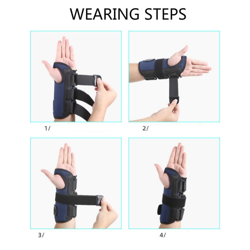 1pc Professional Carpal Tunnel Brace Breathable Adjustable Hand Wrist Splint Support Wrap Tendonitis Arthritis Pain Relief