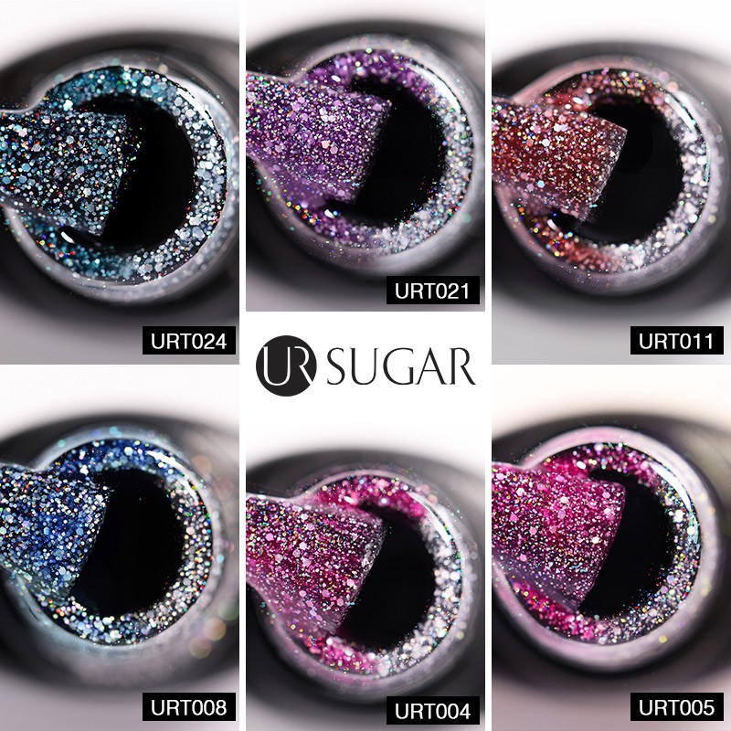 UR SUGAR Thermal Nail Polish Shiny Sequins Effect Color Change Gel Varnish All For Manicure Nails Art UV Semi Permanent Gelak