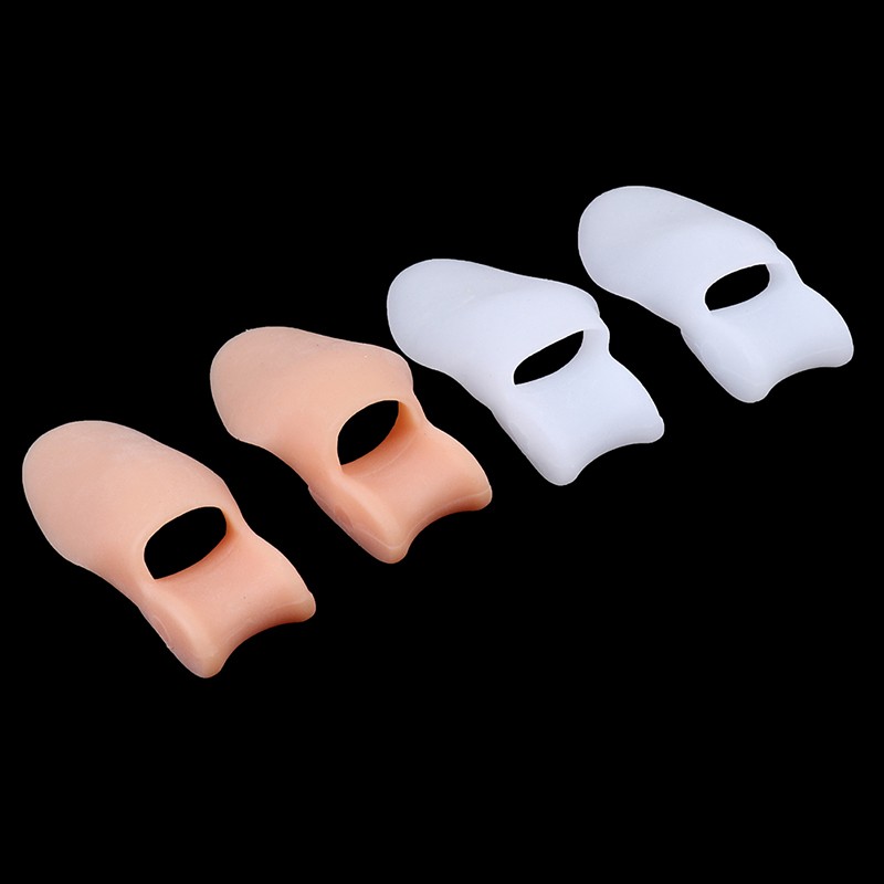 1 Pair Silicone Gel Thumb Bunion Corrector Little Toe Protector Separator Hallux Valgus Finger Straightener Foot Care Relief Pads