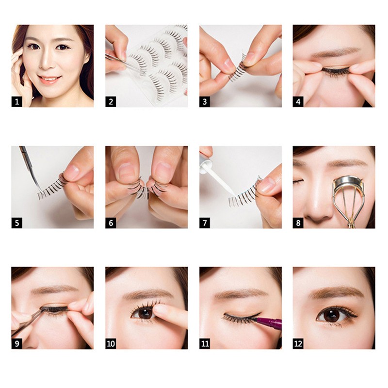 5 Pairs 3D Mink Lashes Natural Eyelashes Dramatic False Eyelashes Faux Cils Makeup Wholesale False Eyelashes Extension New Woman