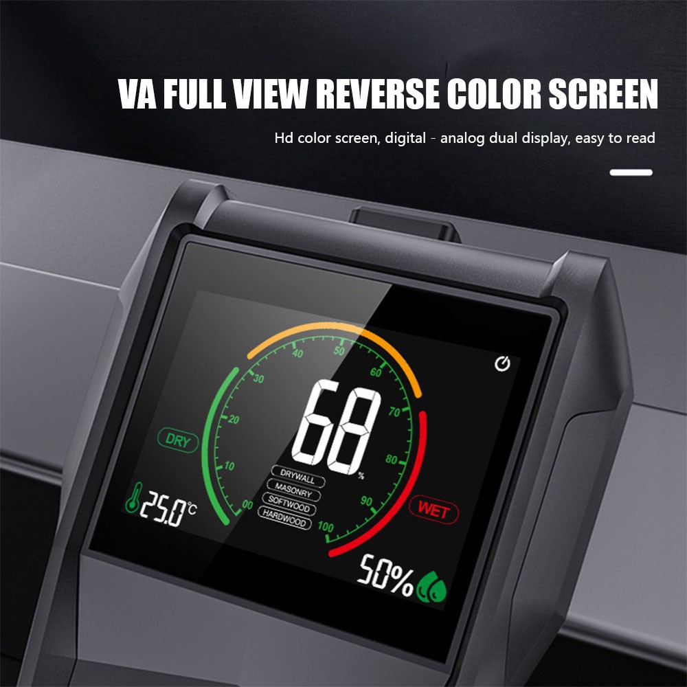 MESTEK عدم الاتصال الاستقرائي شاشة ديجيتال الخشب مقياس الرطوبة LCD الرطوبة قياس جهاز الرطوبة مقياس الرطوبة الكاشف