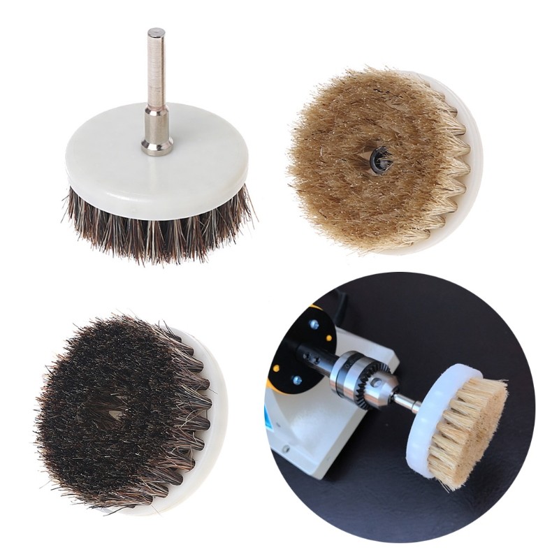 Brush head for carpet and bathroom cleaning, white, soft, 60 mm, new