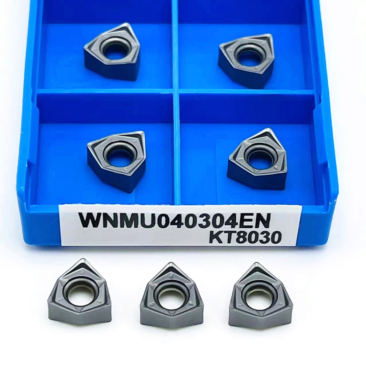 10pcs Turning Tool WNMU040308 EN WNMU 040304 Carbide Tool 100% Original CNC Hexagonal Fast Feed Milling Insert Tools WNMU040304