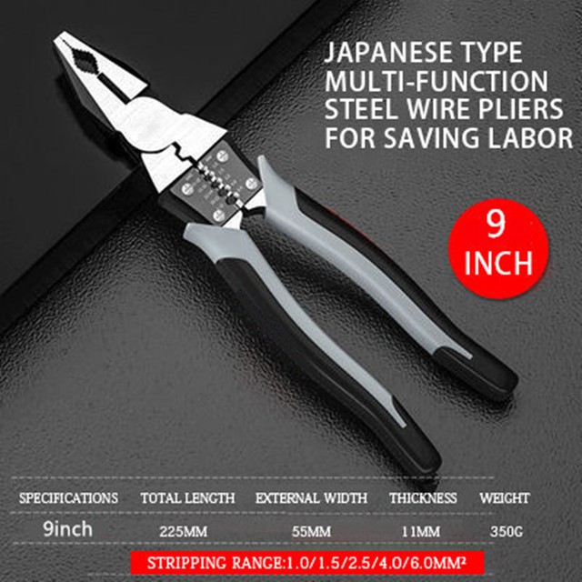 7/9in Multifunctional Universal Diagonal Pliers Needle Nose Kabelschneider Computer Equipment Electrical Wire Cutters Wire Stripper