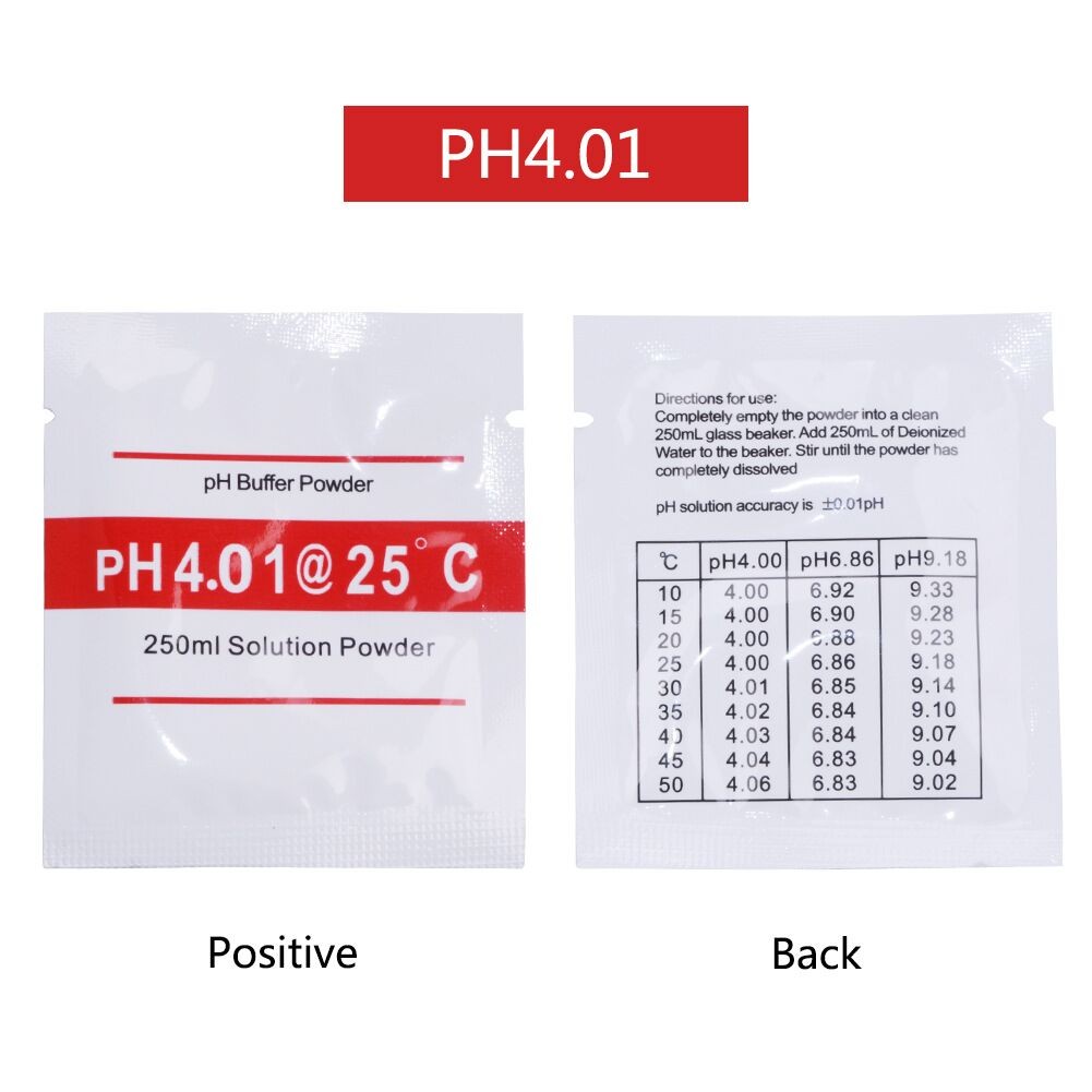 6.86, 4.01 PH Buffer Solution Powder For Accurate Calibration Of pH Meter Calibration Powder Solution