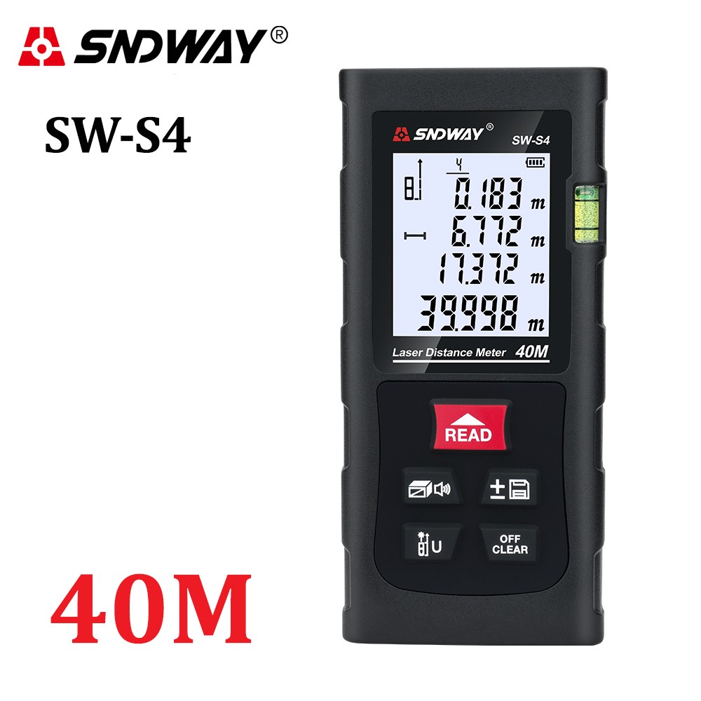 SNDWAY Distance Meter, 40m 60m 80m 100m Building Measurement - Inspection