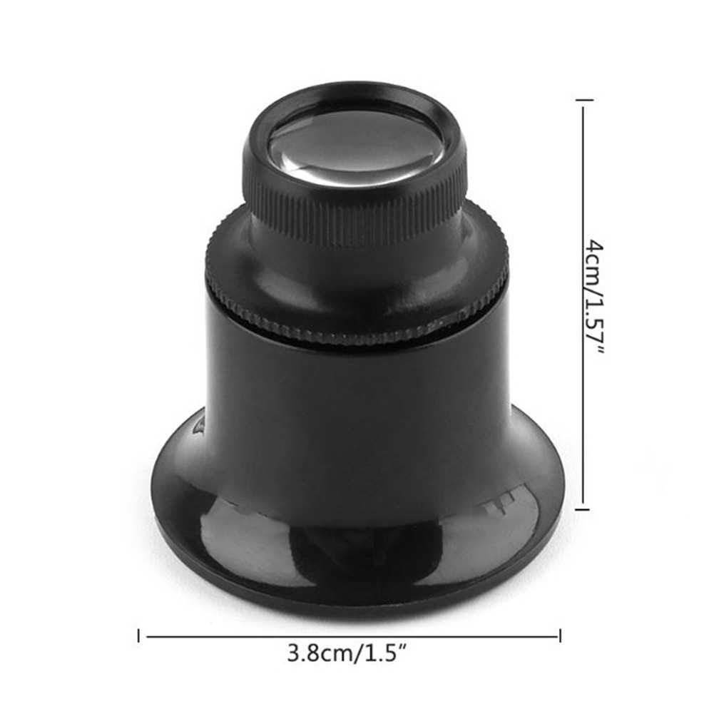 Portable 3X 5X 10X 15X 20X Clock Jeweler Magnifier Tool Monocular Magnifying Lens Eye Magnifier Len Repair Kit