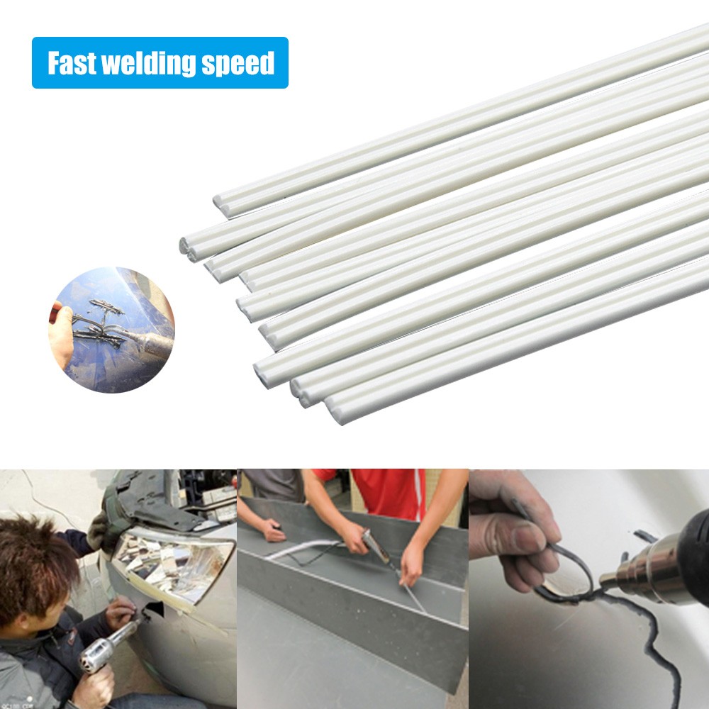 10-50pcs/pack Plastic Welding Rods ABS PP PVC Multi Material Use For Plastic Qelding Car Bumper Repair Length 200mm