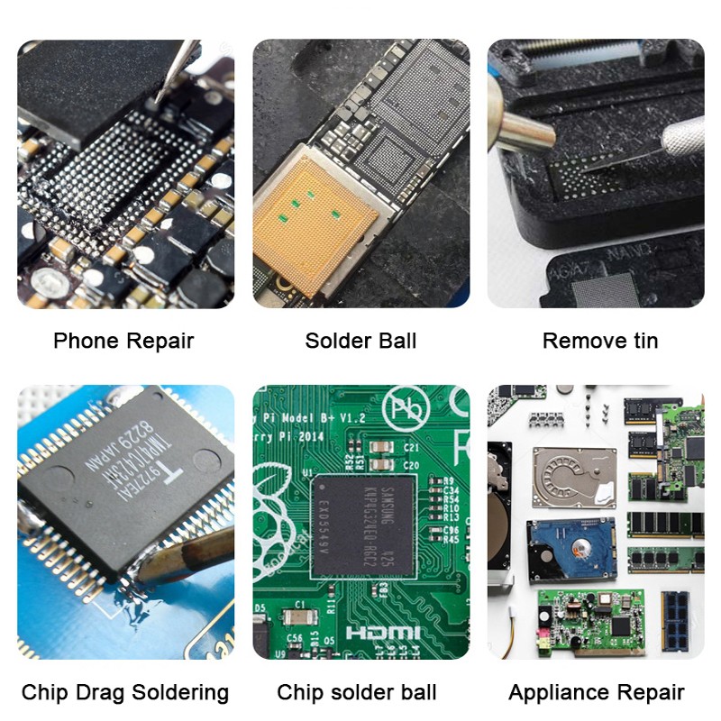 Paste 100% Original AMTECH NC-559-ASM BGA PCB No Clean Soldering Paste Advanced Soldering Oil Flux Grease 10cc Soldering Repair Paste