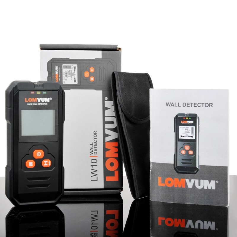 Iron, Copper, Wood Detector LOMVUM Wireless Metal Detector with High Quality LCD Display, Backlight, Depth Tracker, with Whistle