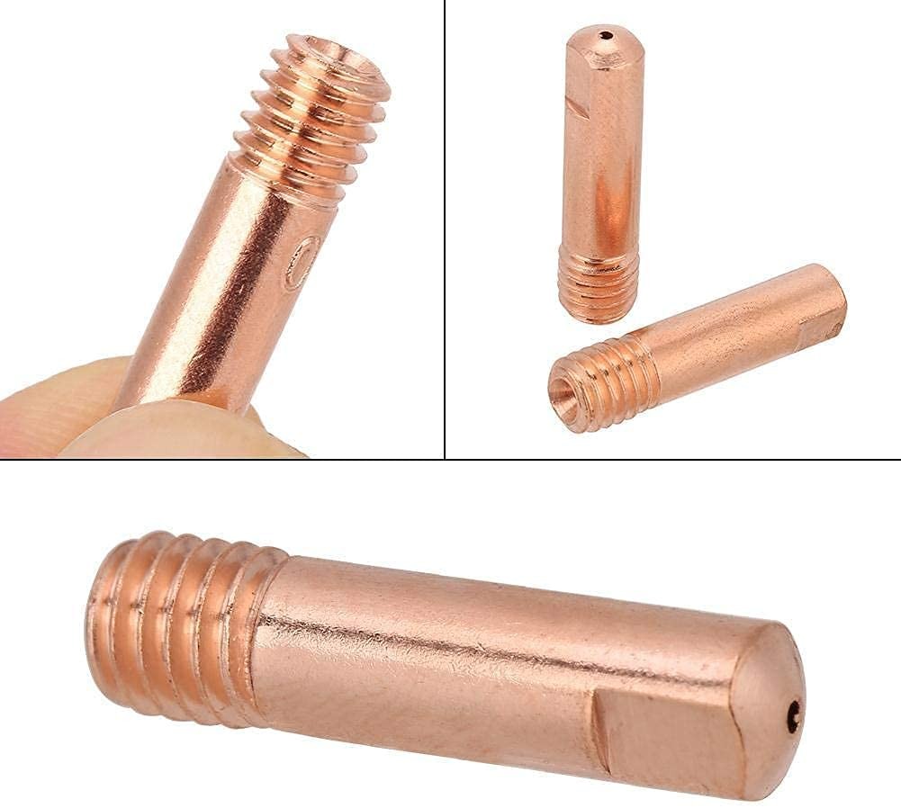 10/20 Gas Valve Tip MB-15AK M6*25mm Welding Torch Contact Tip Gas Valve 0.6/0.8/0.9/1.0/1.2mm