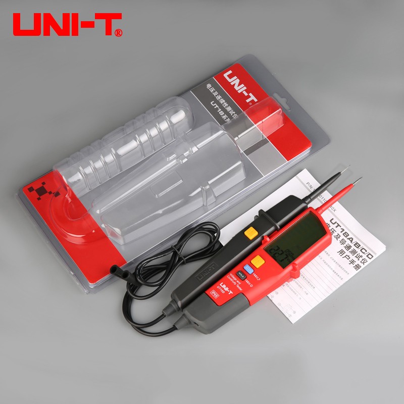 UNI-T UT18A Automatic Range Voltmeter Digital Voltmeter Voltage Test Pen With LED Indicator UT18B UT18C UT18D